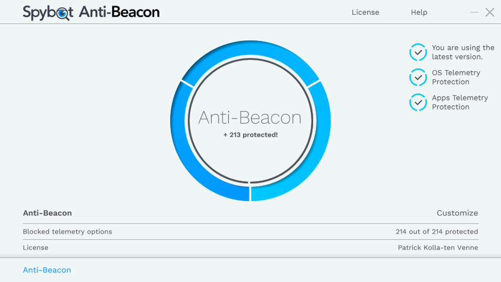 Download Spybot Anti-Beacon 3.7 for Windows